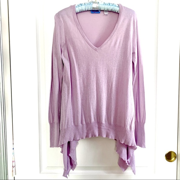 Acrobat Lavender Cashmere Blend Sweater - Picture 1 of 8